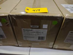 lot 419 image: 6 Pack Speaker Craft SC-PR-CRS6-Zer...