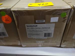 lot 420 image: 6 Pack Speaker Craft SC-PR-CRS6-Zer...