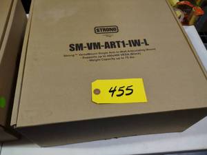 lot 455 image: Strong In-Wall Mount...