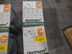 lot 507 image: (2) Cat 5E Wire, 1000 Rolls...