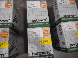 lot 508 image: (2) Cat 5E Wire, 1000 Rolls...