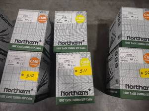 lot 511 image: (2) Cat 5E Wire, 1000 Rolls...