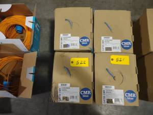 lot 522 image: (2) Cat 5E Wire, 1000 Rolls...