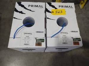 lot 523 image: (2) Cat 6E Wire, 1000 Rolls...
