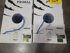 lot 524 image: (2) Cat 6E Wire, 1000 Rolls...