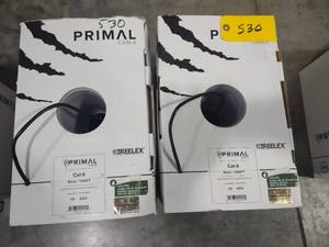 lot 530 image: (2) Cat 6E Wire, 1000 Rolls...