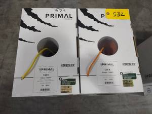 lot 532 image: (2) Cat 6E Wire, 1000 Rolls...