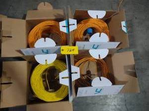 lot 729 image: (4) Cat 5E Wire, Partial Rolls...