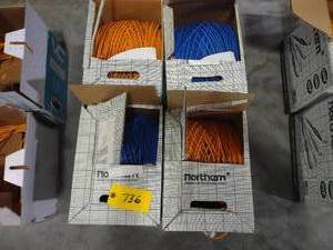 lot 736 image: (4) Cat 5E Wire, Partial Rolls...