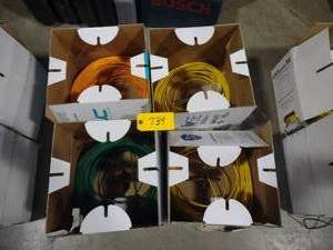 lot 739 image: (4) Cat 5E Wire, Partial Rolls...