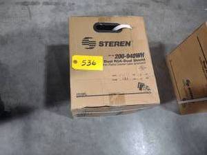 lot 536 image: Dual RG6 Dual Shield Wire 500 Roll...