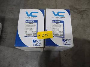 lot 541 image: (2) Cat 5E Wire 1000 Rolls...