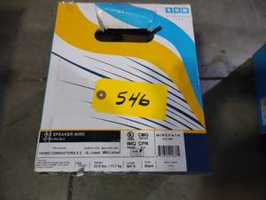 lot 546 image: 14-2 Speaker Wire, 500 Roll...