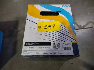 lot 547 image: 14-2 Speaker Wire, 500 Roll...