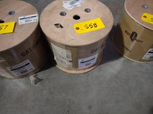 lot 558 image: Cat 6 Wire 1000 Roll...