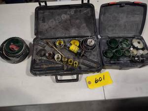 lot 601 image: Hole Saws...