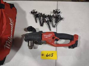 lot 603 image: Milwaukee 18 Volt 12 Hole Hawg, N...