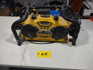 lot 615 image: Dewalt RadioCharger...