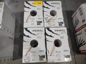 lot 742 image: (4) Cat 6 Wire, Partial Rolls...