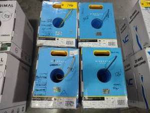 lot 746 image: (4) Cat 6 Wire, Partial Rolls...