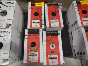 lot 750 image: (4) Cat 6 Wire, Partial Rolls...