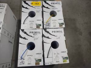 lot 753 image: (4) Cat 6 Wire, Partial Rolls...