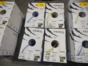 lot 755 image: (4) Cat 6 Wire, Partial Rolls...