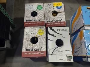 lot 757 image: (4) Cat 6 Wire, Partial Rolls...