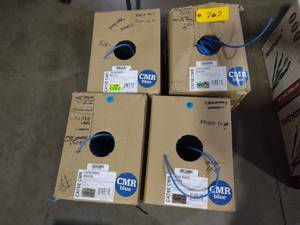 lot 767 image: (4) Cat 6 Wire, Partial Rolls...