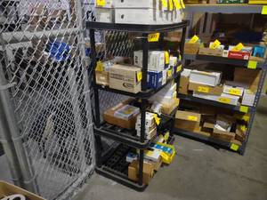 lot 635 image: Poly Shelf, 44x24x63, No Contents, ...