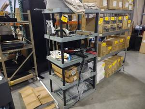 lot 639 image: Poly Shelf, 36x24x71, No Contents...