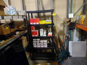 lot 642 image: Poly Shelf, 36x18x74, No Contents...