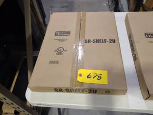 lot 678 image: Strong SR-Shelf-20 AV Rack Shelf...