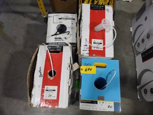 lot 694 image: (4) Partial Rolls RG6 Wire...