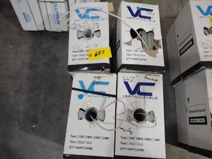 lot 697 image: (4) Partial Rolls RG59 Wire...