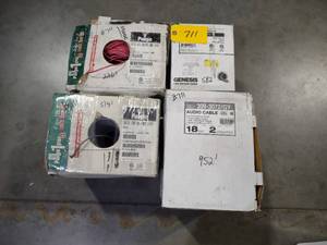 lot 711 image: (4) Partial Rolls 182C Wire...