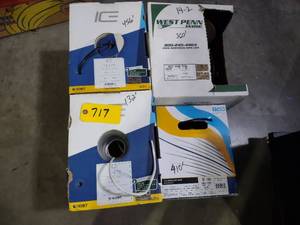 lot 717 image: (4) Partial Rolls 142 Wire...