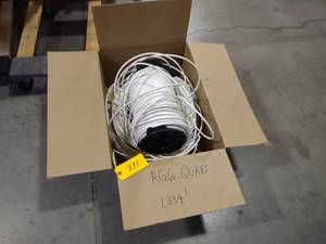 lot 771 image: (3) RG6 Wire, Partial Rolls, 1334 ...