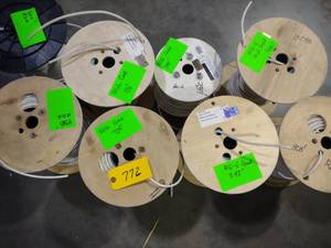 lot 772 image: (8) RG6 Wire, Partial Rolls...