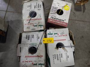 lot 778 image: (3) Cat 6 & (1) Cat 6E Wire, Partia...