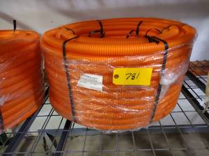 lot 781 image: 1 x 250 Roll HDPE Conduit with Pu...