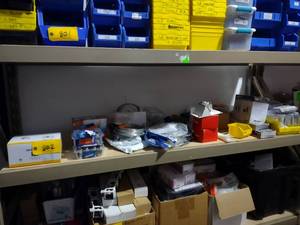 lot 802 image: Contents of Shelf Including Batteri...