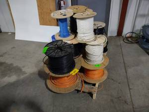 lot 830 image: Assorted Wire Rolls...