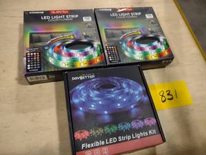 lot 831 image: (3) LED Light Strips...
