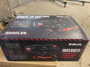 X-BULL Brand 12V 5,000 lb Premium ATV/UTV Winch