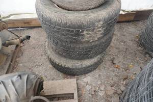 Set of 4 Kelley 16" Trailer Tires Mounted on 8 Bolt Rims