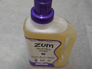 lot 40 image: 64 oz Bottle Zum Laundry Soap...