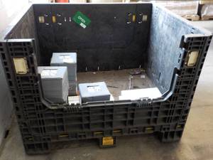 lot 68 image: Plastic Pallet with Tile Included...
