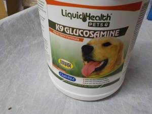 lot 77 image: Liquid Health Gallon K9 Glucosamine...