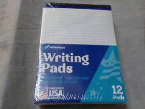 lot 112 image: 12 Legal Writing Pads...